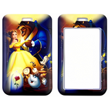ID Card Badge Holder - Disney - Belle And Beast Dancing With Friends