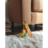 3D PVC Figure Keychain - Garfield - Sitting In Green Chair