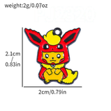 Bracelet Charm - Pokemon - Pikachu sitting yellow charm