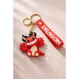 3D PVC Figure Keychain - How to Train Your Dragon - Hookfang Chibi Red Dragon