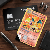 Credit Card Skin Sticker - Pokémon - Classic Charizard Trading Card - Holographic