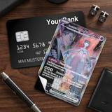 Credit Card Skin Sticker - Pokémon - Mewtwo EX With Giovanni Card - Holographic