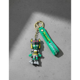 3D PVC Figure Keychain - Plants vs. Zombies - Dog Walker Zombie
