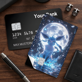 Credit Card Skin Sticker - Pokémon - Glaceon Under Full Moon - Holographic