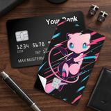 Credit Card Skin Sticker - Pokémon - Neon Pink Mew - Holographic