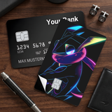 Credit Card Skin Sticker - Pokémon - Neon Blue Greninja - Holographic