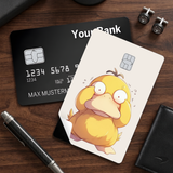 Credit Card Skin Sticker - Pokémon - Confused Psyduck - Holographic