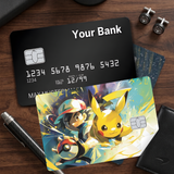 Credit Card Skin Sticker - Pokémon - Ash And Pikachu Illustration