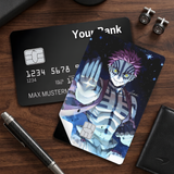 Credit Card Skin Sticker - Demon Slayer - Akaza Upper Moon Three - Holographic