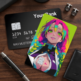 Credit Card Skin Sticker - Demon Slayer - Mitsuri Kanroji Portrait