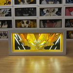 3D Paper Carving Light Lamp - Vegeta