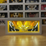 3D Paper Carving Light Lamp - Vegeta