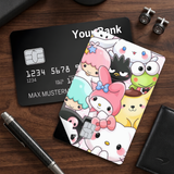 Credit Card Skin Sticker - Sanrio - Cute Sanrio Characters Group Photo