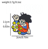 Bracelet Charm - Lilo & Stitch - Stitch holding pineapple food items