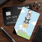Credit Card Skin Sticker - Sanrio - Characters Stacked In A Tower