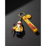 3D PVC Figure Keychain - Dragon Ball Z - Master Roshi With Staff