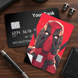 Credit Card Skin Sticker - Marvel - Surprised Deadpool Hands On Face - Holographic
