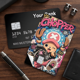 Credit Card Skin Sticker - One Piece - Chopper Streetwear Graffiti Art - Holographic