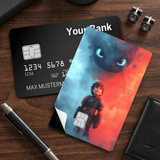 Credit Card Skin Sticker - How to Train Your Dragon - Hiccup And Toothless Fiery Sky - Holographic