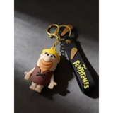 3D PVC Figure Keychain - Los Picapiedras - Chibi Barney Rubble