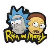 Rick and Morty Logo PVC keychain