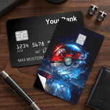 Credit Card Skin Sticker - Pokémon - Pokeball Splashing In Water - Holographic