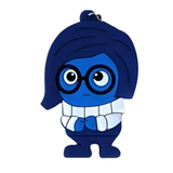 Inside Out Sadness PVC keychain