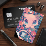 Credit Card Skin Sticker - Pokémon - Mew In Flower Garden - Holographic
