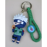 3D PVC Figure Keychain - Naruto - Kakashi Hatake Chibi With Small Dog