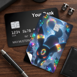 Credit Card Skin Sticker - Pokémon - Umbreon With Rainbow Crystals - Holographic