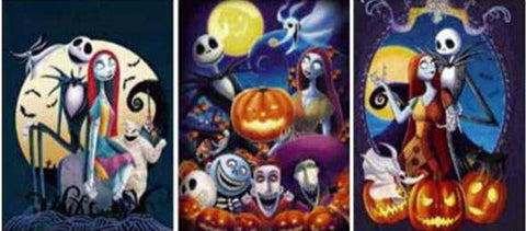 3D Lenticular Poster - The Nightmare Before Christmas - Jack Skellington & Sally