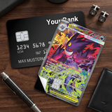 Credit Card Skin Sticker - Pokémon - Mega Gengar Ex Full Art Card - Holographic
