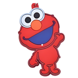 Sesame Street Elmo Face PVC keychain