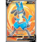 Card Keychain - Pokémon - Lucario V, basic SWSH Black Star Promo SWSH213