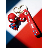 3D PVC Figure Keychain - Marvel - Spider-Man Chibi Figure And Text Strap