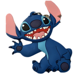 Lilo & Stitch Happy Waving Stitch PVC keychain