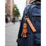 3D PVC Figure Keychain - Italian Brainrot - Pelo Holding Bat Pointing