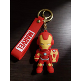 3D PVC Figure Keychain - Marvel - Chibi Iron Man With Shield