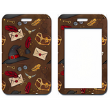 ID Card Badge Holder - Harry Potter - Sorting Hat, Letters, Keys, And Chests