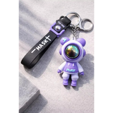 3D PVC Figure Keychain - Universo Astronautas - Astronaut Bear Play