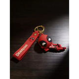 3D PVC Figure Keychain - Marvel - Chibi Deadpool Relaxed