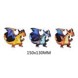 3D Lenticular Sticker - Pokemon - Charizard Mega X and Mega Y