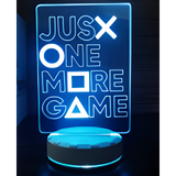 3D LED Night Light - PlayStation - Symbols with Just One More