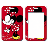 ID Card Badge Holder - Mickey & Friends - Minnie Mouse Red Polka Dot Dress (Style 2)