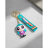 3D PVC Figure Keychain - Powerpuff Girls - Bunny Purple Dress Variant 2