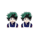 3D Lenticular Sticker - My Hero Academia - Izuku Midoriya Shocked and Smiling