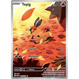 Card Keychain - Pokémon - Tepig basic Shiny Secret Rare