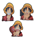 3D Lenticular Sticker - One Piece - Monkey D Luffy Three Expressions