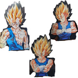 3D Lenticular Sticker - Dragon Ball - Majin Vegeta Super Saiyan