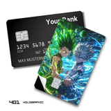 Credit Card Skin Sticker - Hunter x Hunter - Gon And Killua Art - Holographic